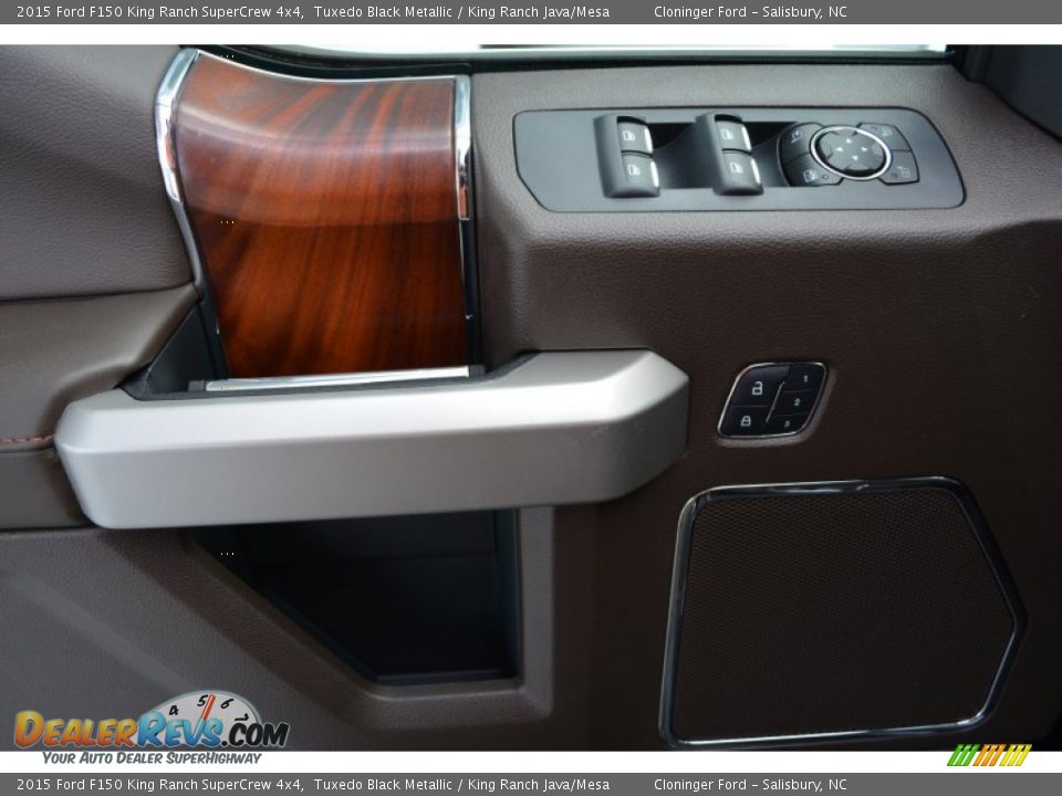 2015 Ford F150 King Ranch SuperCrew 4x4 Tuxedo Black Metallic / King Ranch Java/Mesa Photo #9