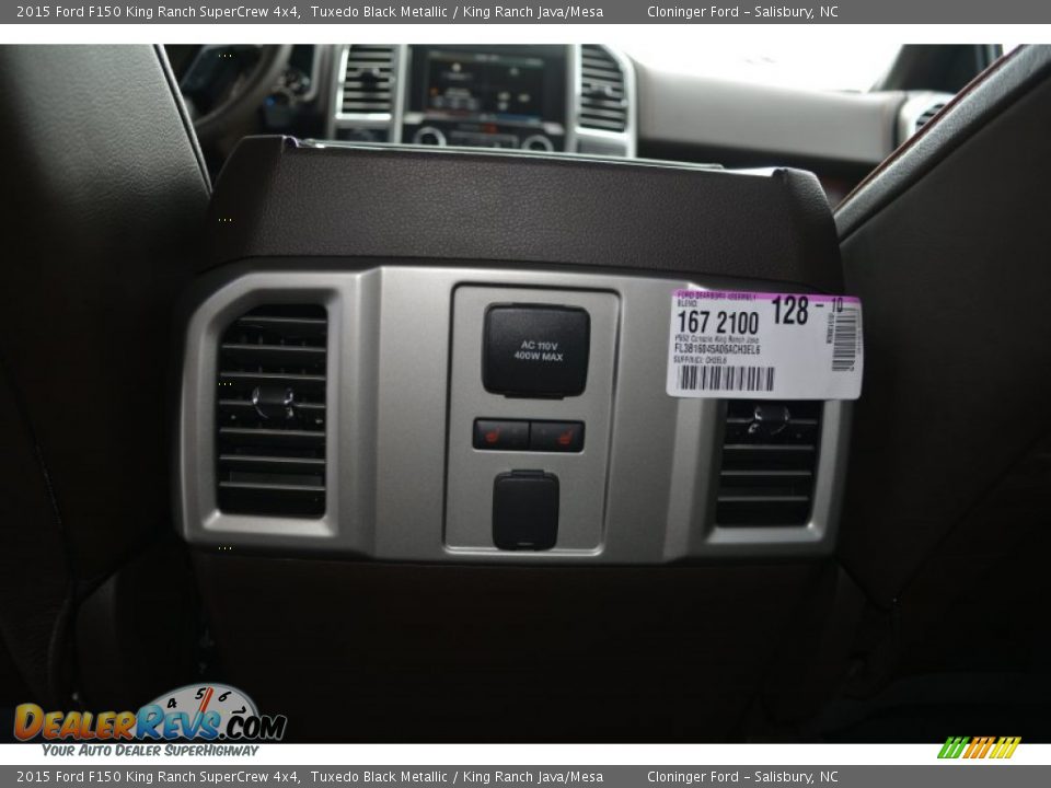 2015 Ford F150 King Ranch SuperCrew 4x4 Tuxedo Black Metallic / King Ranch Java/Mesa Photo #13