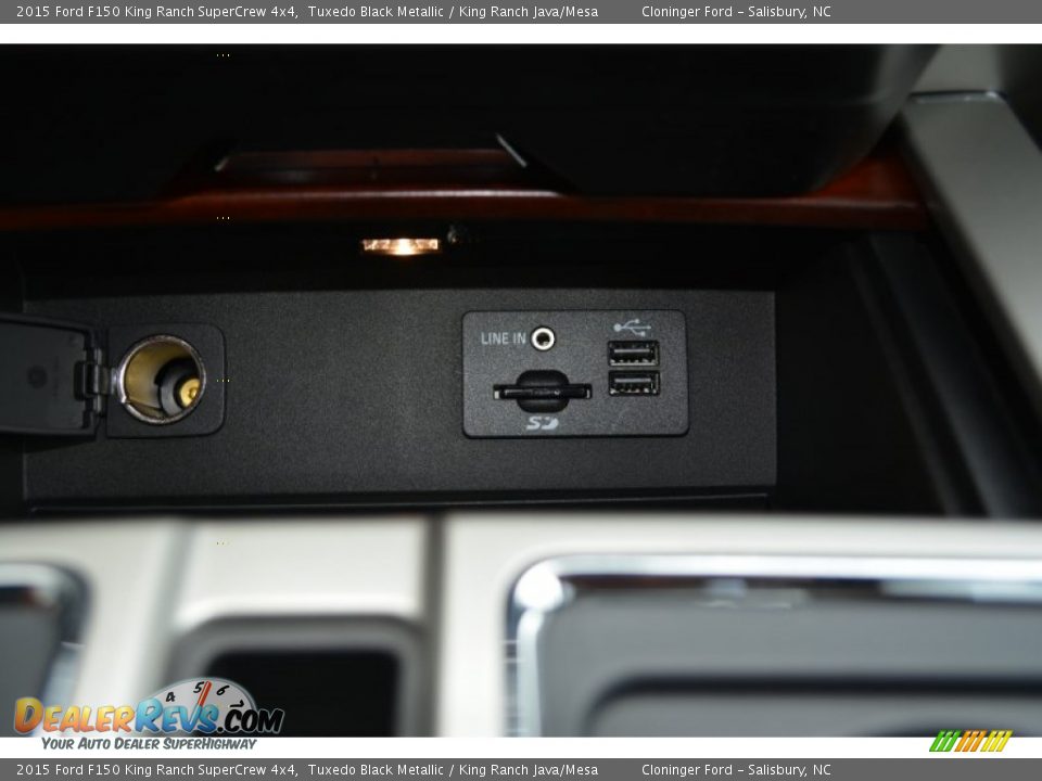 2015 Ford F150 King Ranch SuperCrew 4x4 Tuxedo Black Metallic / King Ranch Java/Mesa Photo #22