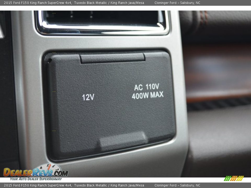 2015 Ford F150 King Ranch SuperCrew 4x4 Tuxedo Black Metallic / King Ranch Java/Mesa Photo #27