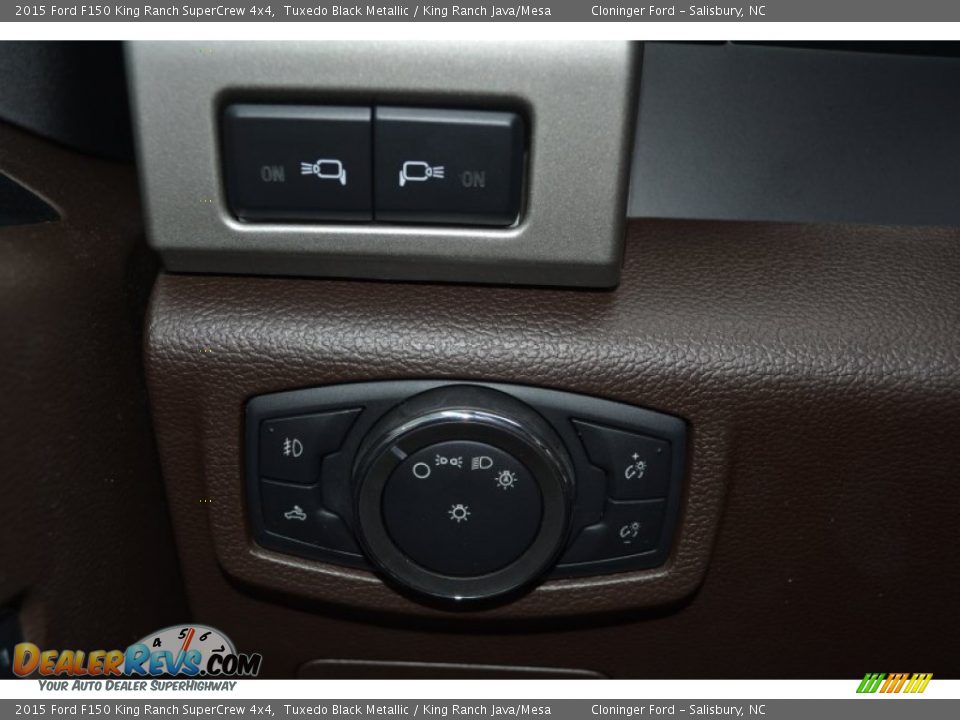 2015 Ford F150 King Ranch SuperCrew 4x4 Tuxedo Black Metallic / King Ranch Java/Mesa Photo #32