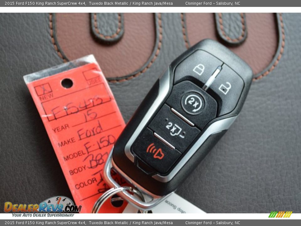 2015 Ford F150 King Ranch SuperCrew 4x4 Tuxedo Black Metallic / King Ranch Java/Mesa Photo #34
