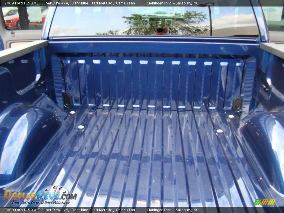 2009 Ford F150 XLT SuperCrew 4x4 Dark Blue Pearl Metallic / Camel/Tan Photo #10