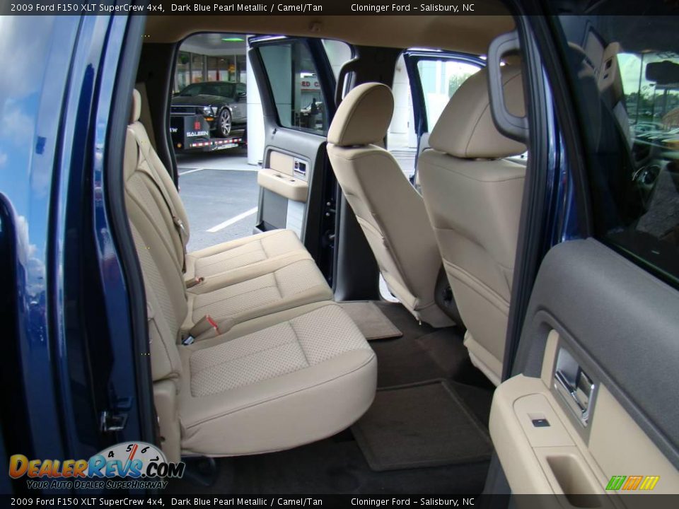 2009 Ford F150 XLT SuperCrew 4x4 Dark Blue Pearl Metallic / Camel/Tan Photo #11