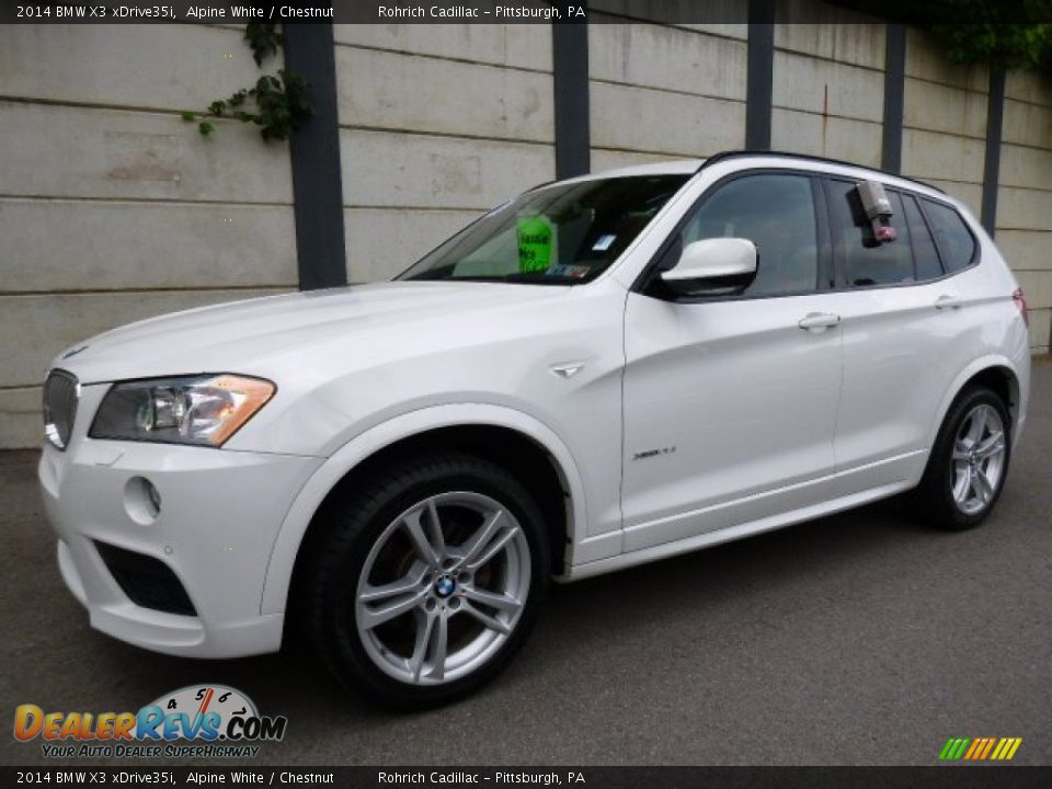 Front 3/4 View of 2014 BMW X3 xDrive35i Photo #1