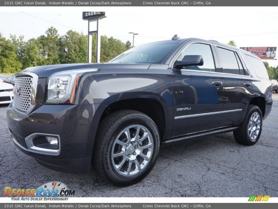 2015 GMC Yukon Denali Iridium Metallic / Denali Cocoa/Dark Atmosphere Photo #3