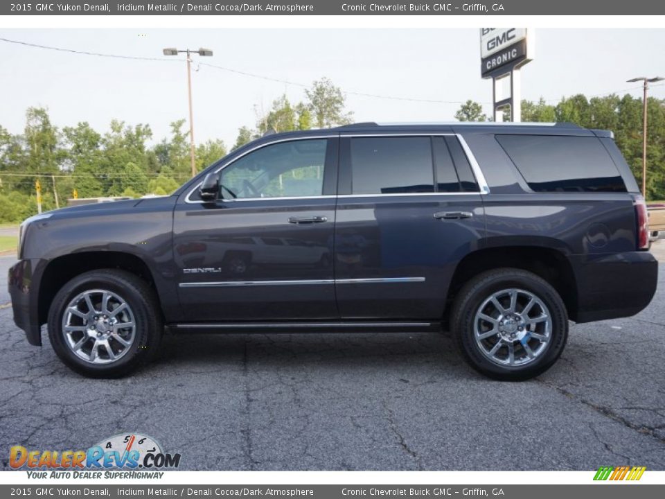 2015 GMC Yukon Denali Iridium Metallic / Denali Cocoa/Dark Atmosphere Photo #4