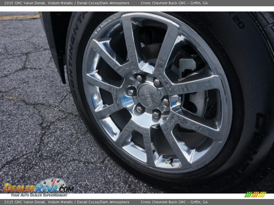 2015 GMC Yukon Denali Iridium Metallic / Denali Cocoa/Dark Atmosphere Photo #12