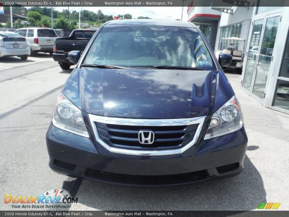2009 Honda Odyssey EX-L Bali Blue Pearl / Gray Photo #4