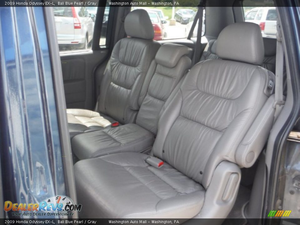 2009 Honda Odyssey EX-L Bali Blue Pearl / Gray Photo #21