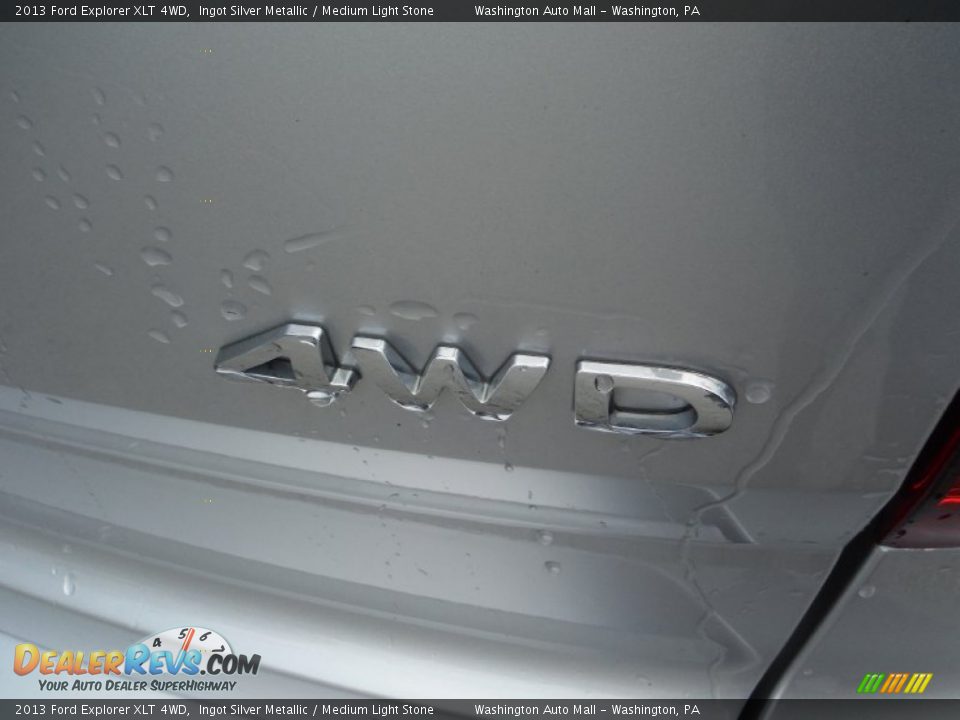2013 Ford Explorer XLT 4WD Ingot Silver Metallic / Medium Light Stone Photo #11
