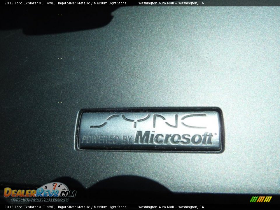 2013 Ford Explorer XLT 4WD Ingot Silver Metallic / Medium Light Stone Photo #19