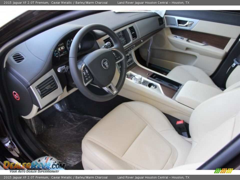 Barley/Warm Charcoal Interior - 2015 Jaguar XF 2.0T Premium Photo #17