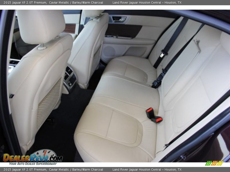 Rear Seat of 2015 Jaguar XF 2.0T Premium Photo #36