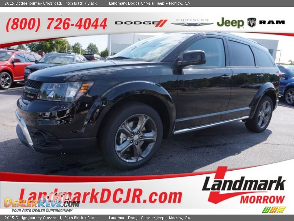 2015 Dodge Journey Crossroad Pitch Black / Black Photo #1