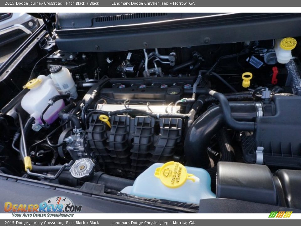 2015 Dodge Journey Crossroad Pitch Black / Black Photo #8