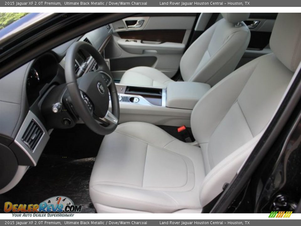 Front Seat of 2015 Jaguar XF 2.0T Premium Photo #17
