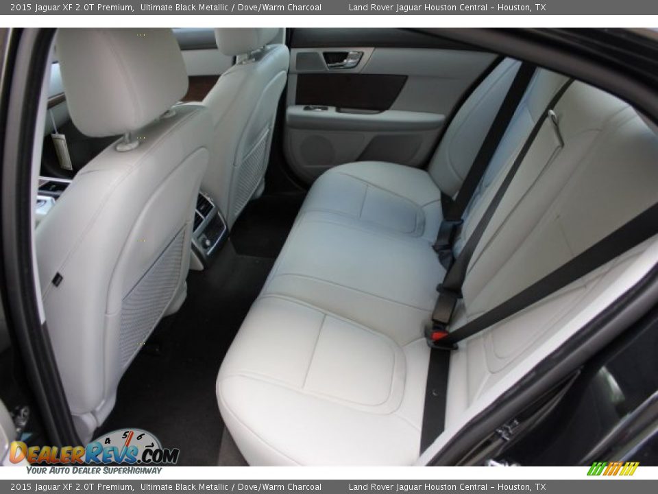 Rear Seat of 2015 Jaguar XF 2.0T Premium Photo #35