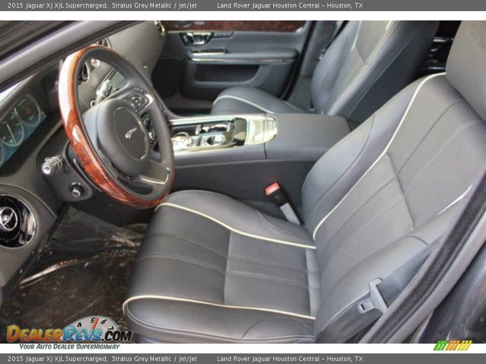 Front Seat of 2015 Jaguar XJ XJL Supercharged Photo #19