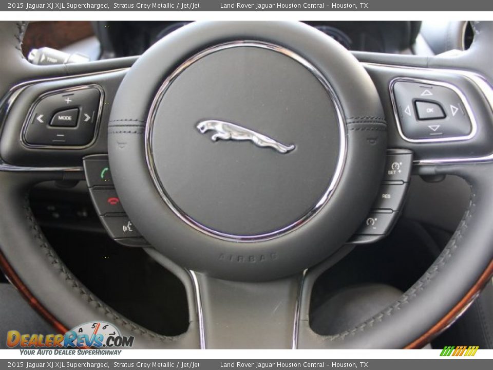 2015 Jaguar XJ XJL Supercharged Steering Wheel Photo #34