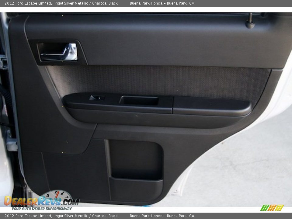 2012 Ford Escape Limited Ingot Silver Metallic / Charcoal Black Photo #24