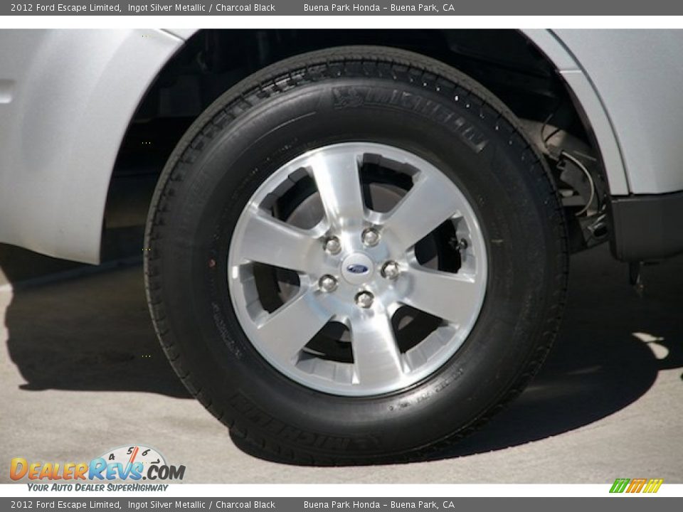 2012 Ford Escape Limited Ingot Silver Metallic / Charcoal Black Photo #27