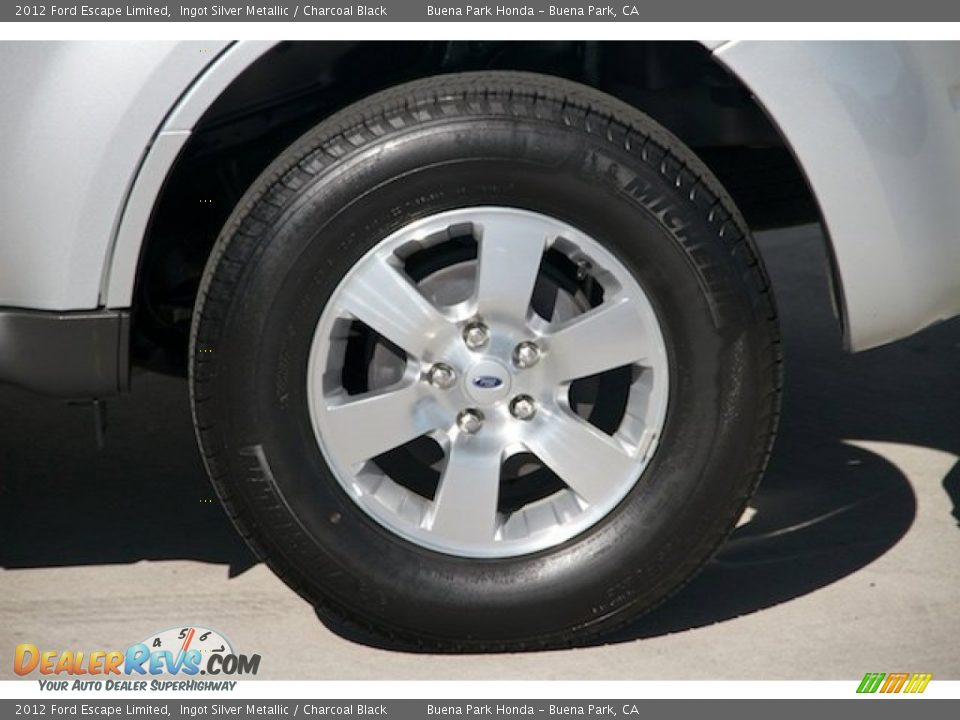 2012 Ford Escape Limited Ingot Silver Metallic / Charcoal Black Photo #29