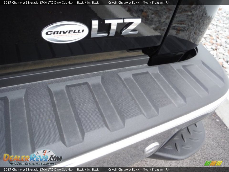 2015 Chevrolet Silverado 1500 LTZ Crew Cab 4x4 Black / Jet Black Photo #8