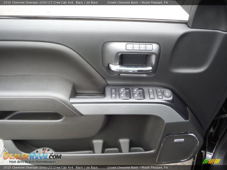 Door Panel of 2015 Chevrolet Silverado 1500 LTZ Crew Cab 4x4 Photo #11