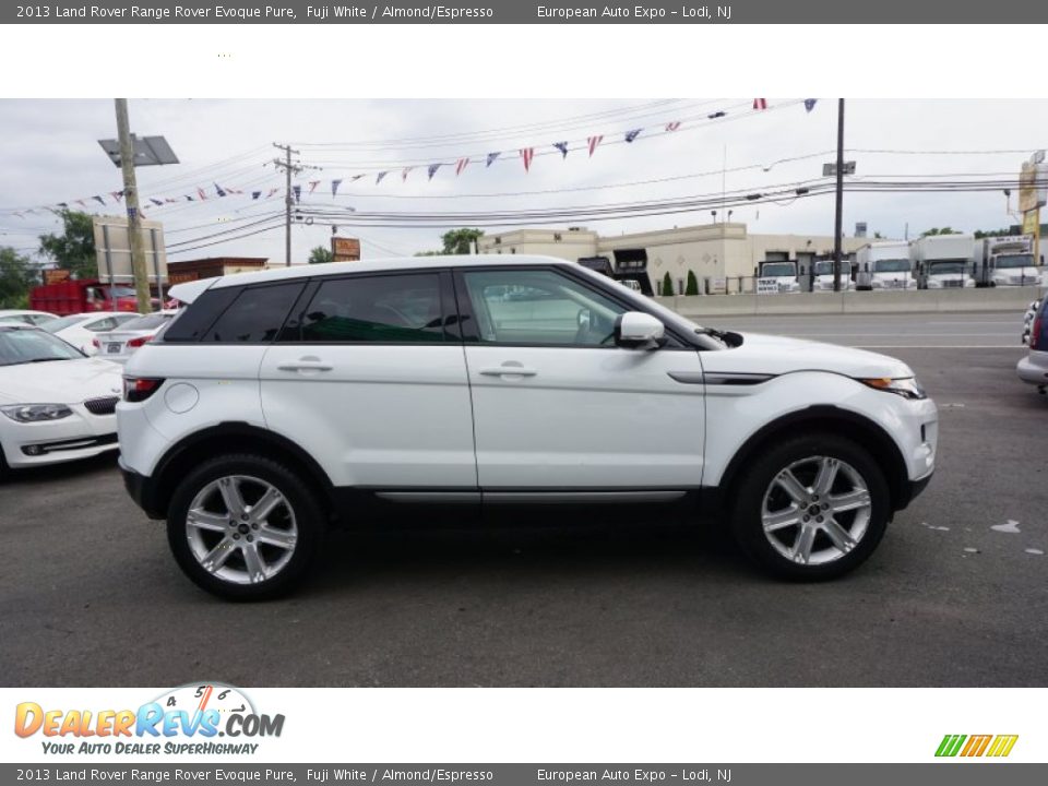2013 Land Rover Range Rover Evoque Pure Fuji White / Almond/Espresso Photo #13