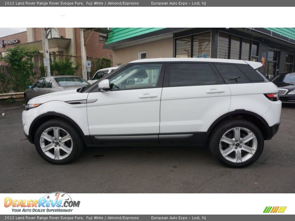 2013 Land Rover Range Rover Evoque Pure Fuji White / Almond/Espresso Photo #14