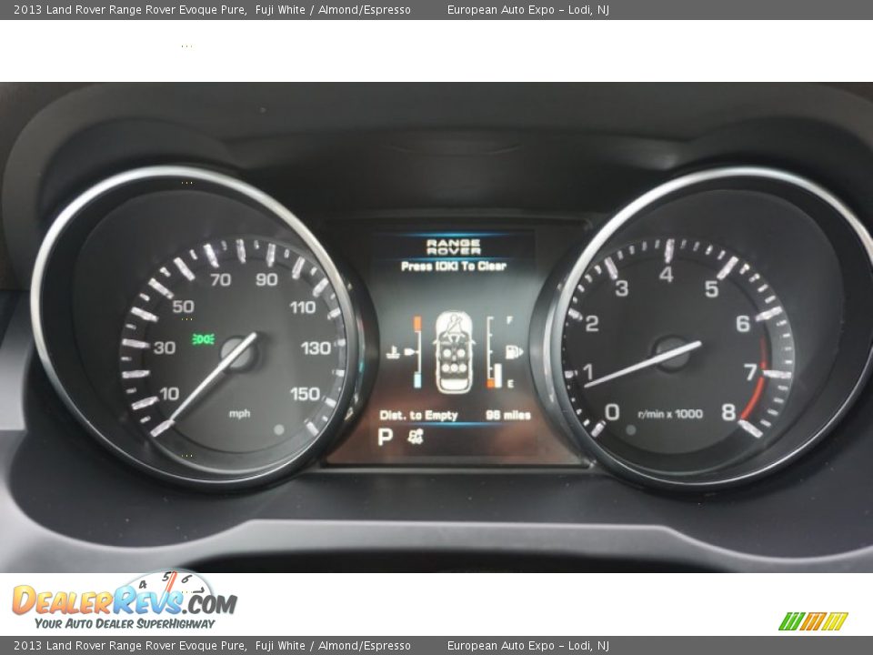 2013 Land Rover Range Rover Evoque Pure Fuji White / Almond/Espresso Photo #25