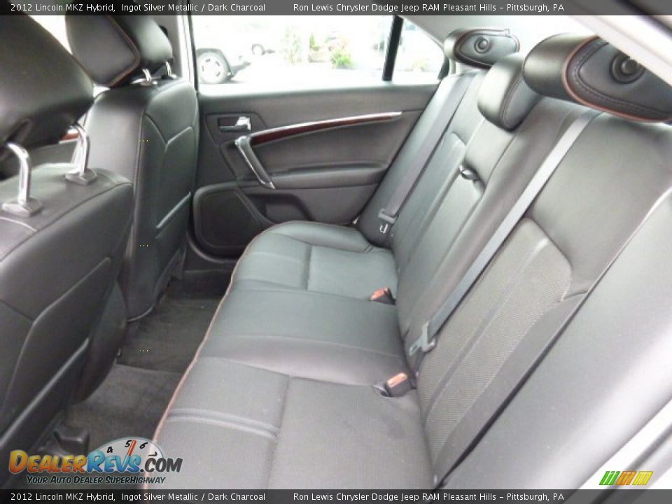 2012 Lincoln MKZ Hybrid Ingot Silver Metallic / Dark Charcoal Photo #10