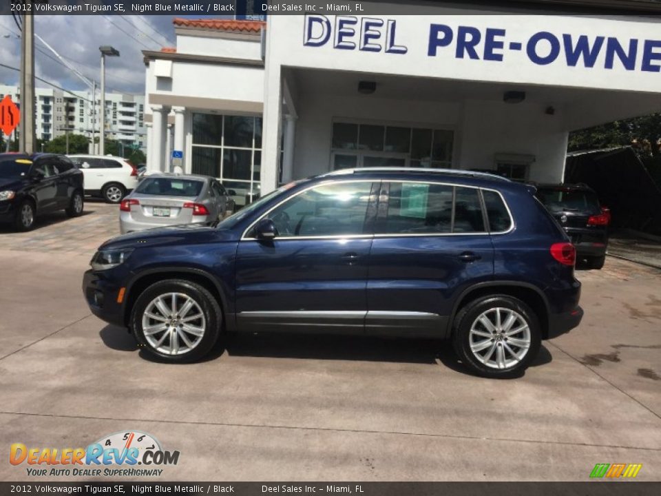 2012 Volkswagen Tiguan SE Night Blue Metallic / Black Photo #2