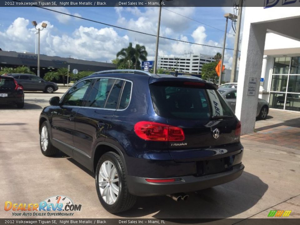 2012 Volkswagen Tiguan SE Night Blue Metallic / Black Photo #3
