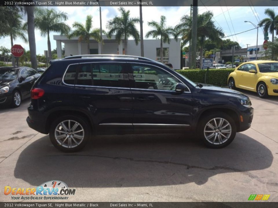 2012 Volkswagen Tiguan SE Night Blue Metallic / Black Photo #6