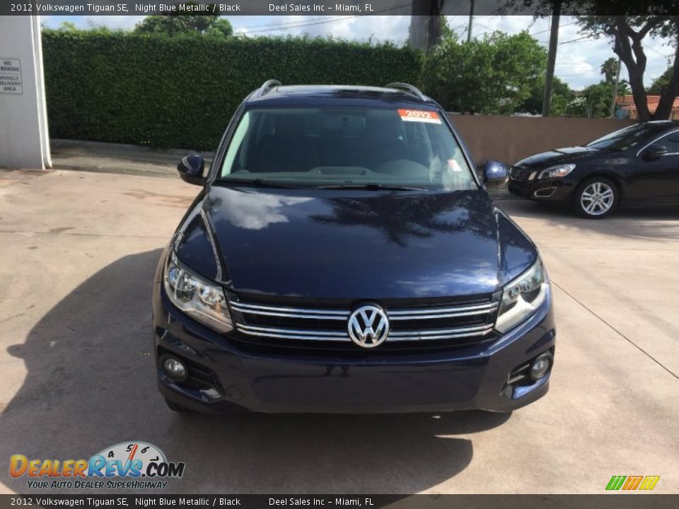 2012 Volkswagen Tiguan SE Night Blue Metallic / Black Photo #8