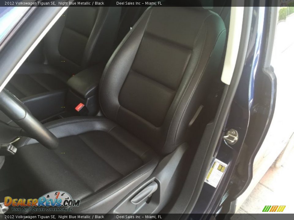 2012 Volkswagen Tiguan SE Night Blue Metallic / Black Photo #9