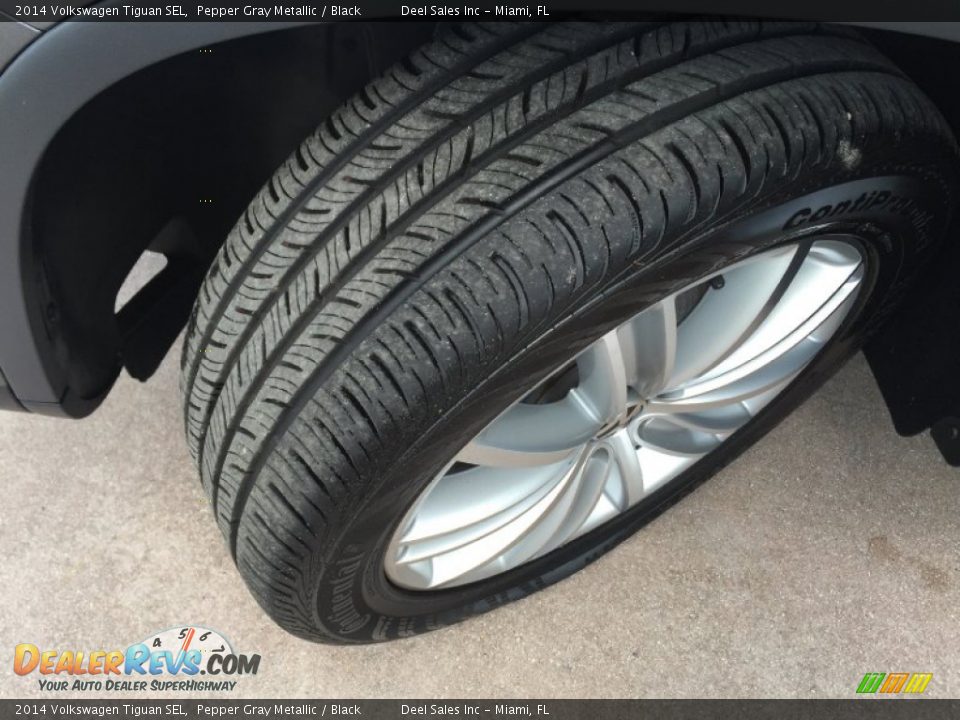 2014 Volkswagen Tiguan SEL Pepper Gray Metallic / Black Photo #16