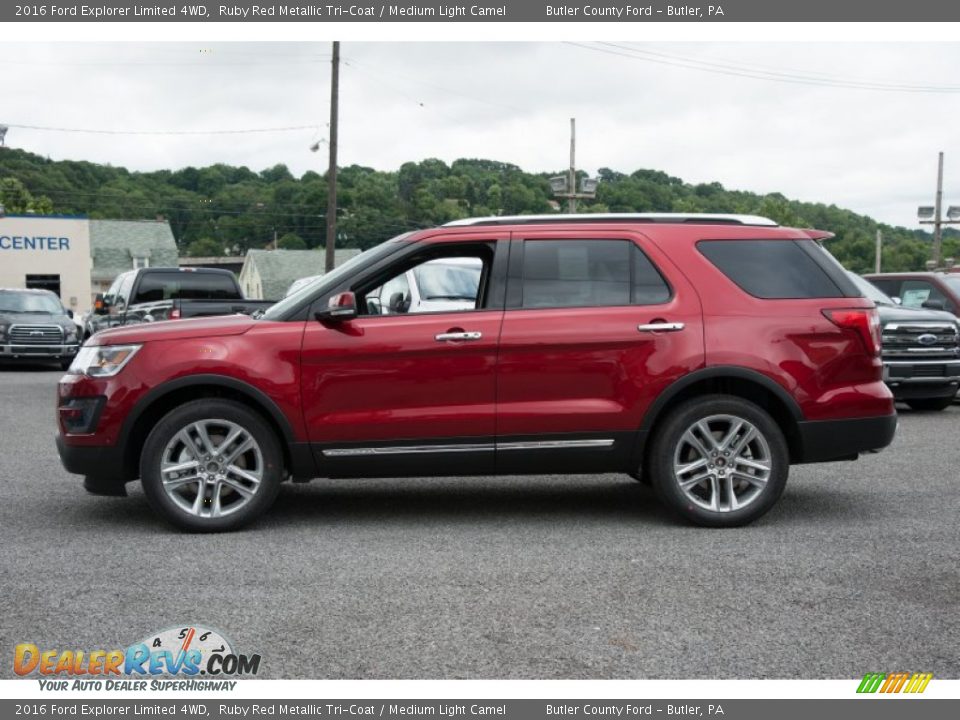 Ruby Red Metallic Tri-Coat 2016 Ford Explorer Limited 4WD Photo #2