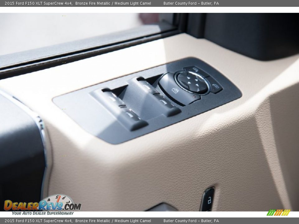 2015 Ford F150 XLT SuperCrew 4x4 Bronze Fire Metallic / Medium Light Camel Photo #9
