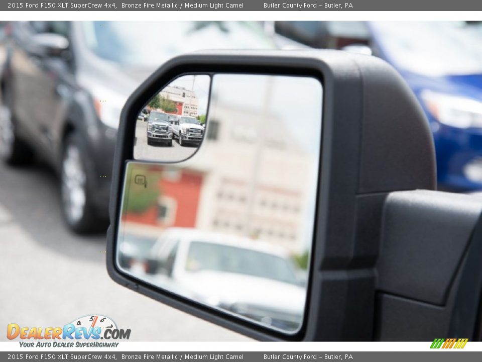 2015 Ford F150 XLT SuperCrew 4x4 Bronze Fire Metallic / Medium Light Camel Photo #10