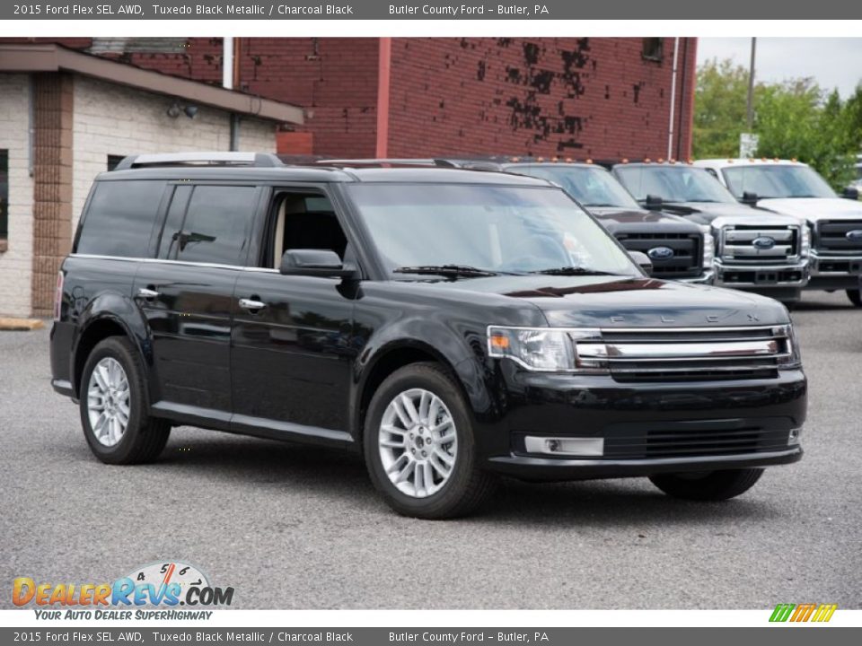 Front 3/4 View of 2015 Ford Flex SEL AWD Photo #1