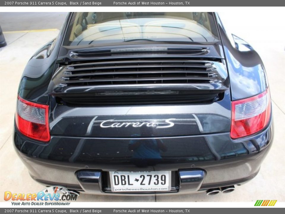 2007 Porsche 911 Carrera S Coupe Black / Sand Beige Photo #9