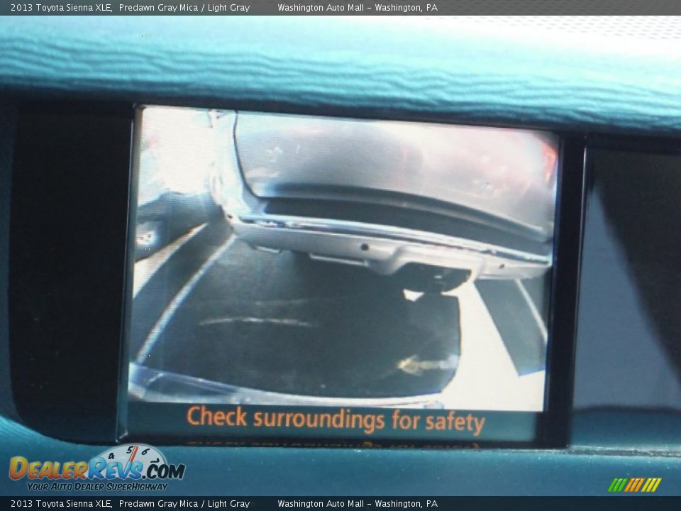 2013 Toyota Sienna XLE Predawn Gray Mica / Light Gray Photo #17