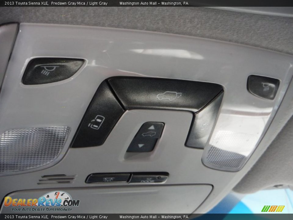 2013 Toyota Sienna XLE Predawn Gray Mica / Light Gray Photo #19