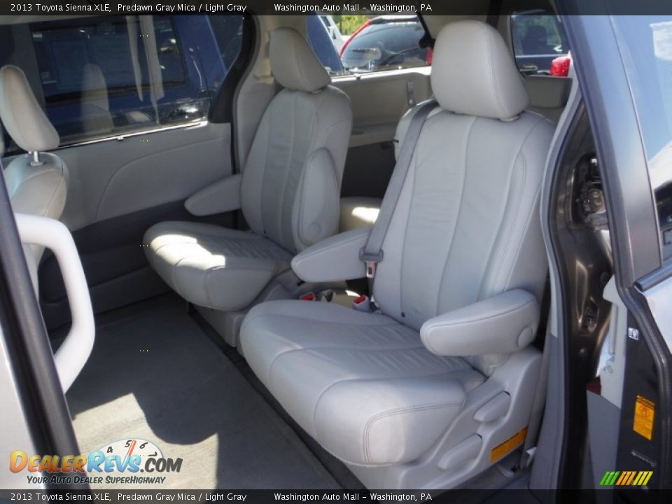 2013 Toyota Sienna XLE Predawn Gray Mica / Light Gray Photo #22
