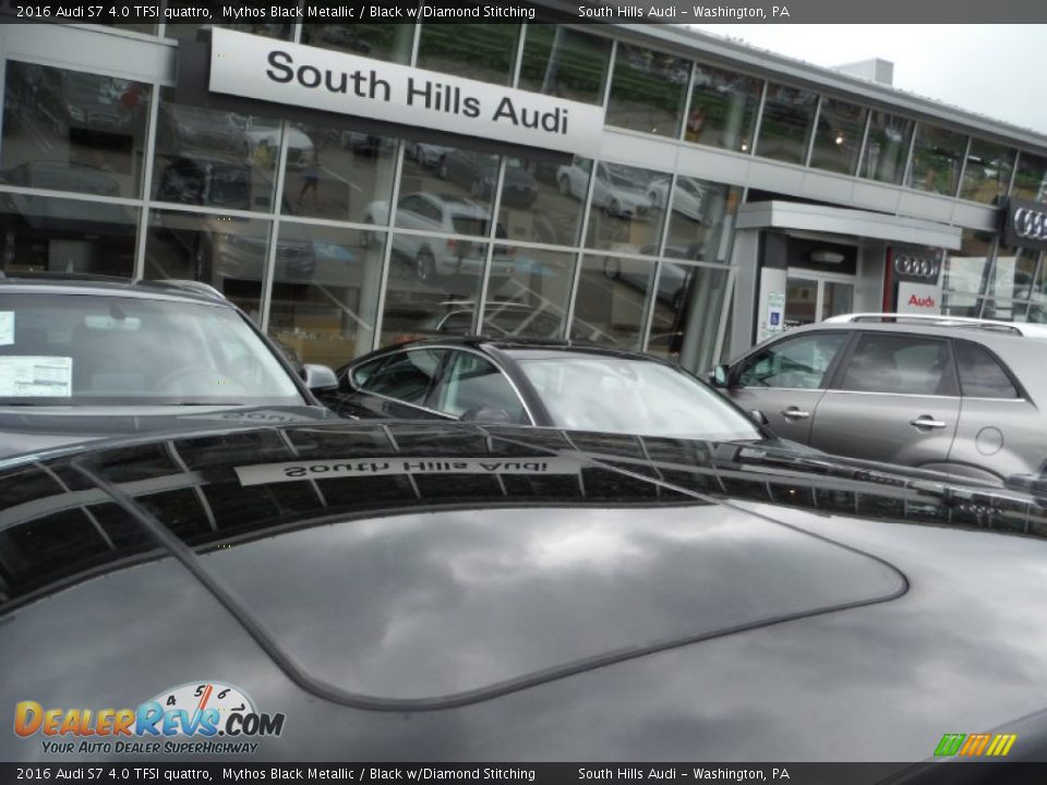 2016 Audi S7 4.0 TFSI quattro Mythos Black Metallic / Black w/Diamond Stitching Photo #6