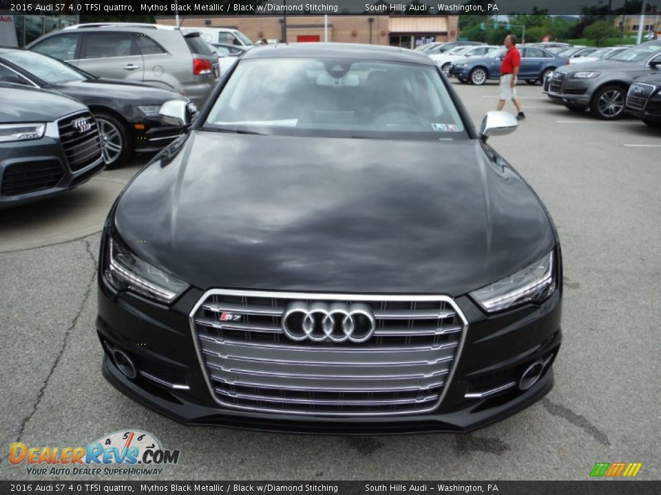 2016 Audi S7 4.0 TFSI quattro Mythos Black Metallic / Black w/Diamond Stitching Photo #7