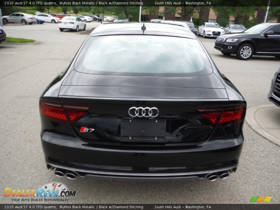 2016 Audi S7 4.0 TFSI quattro Mythos Black Metallic / Black w/Diamond Stitching Photo #12